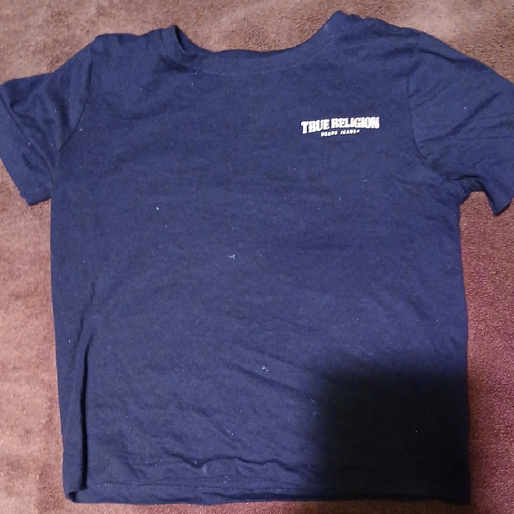 True Religion Kids Navy Blue Short Sleeve Tee